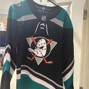 Adidas Anaheim Ducks Silver Season Jersey